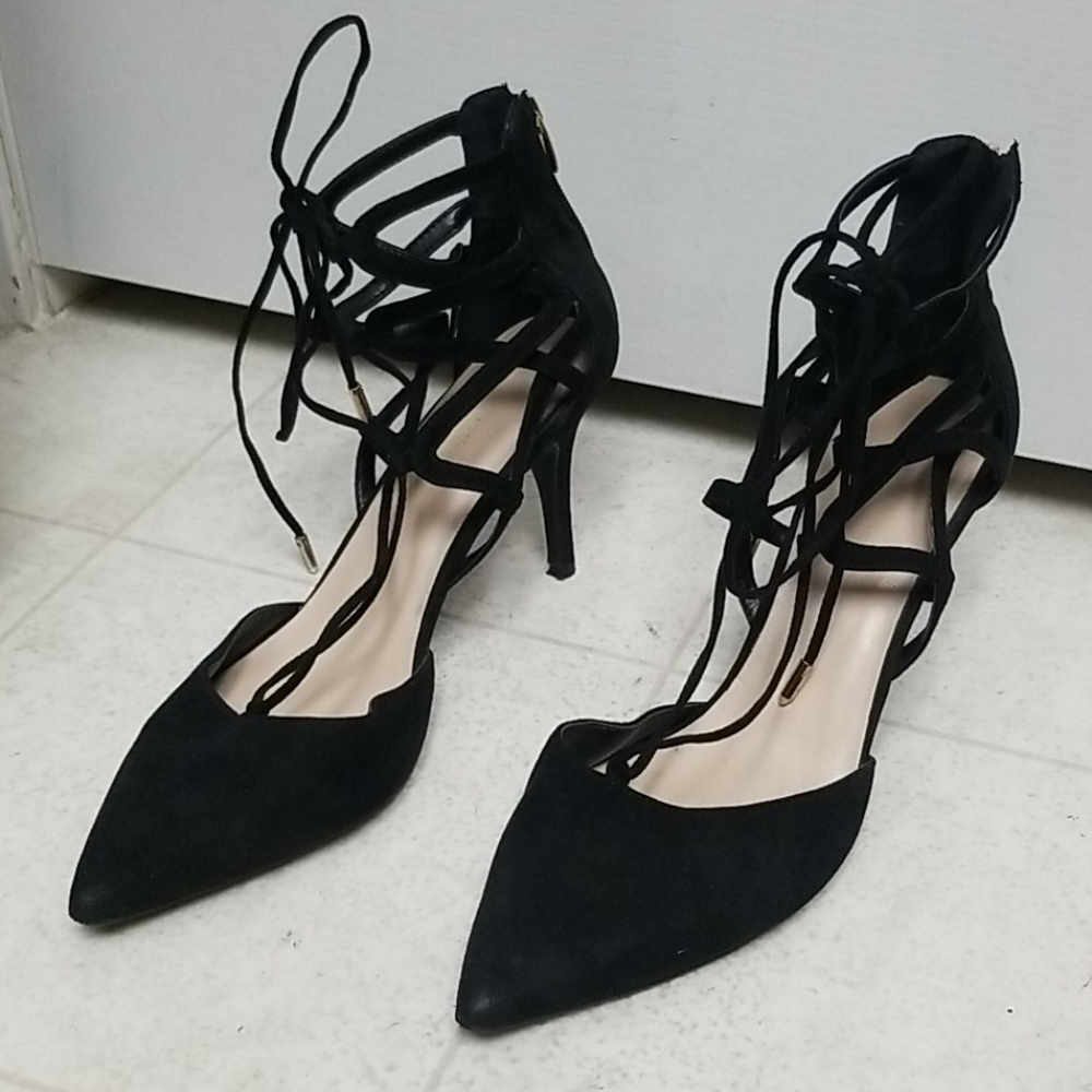 MARC FISHER lace up heels